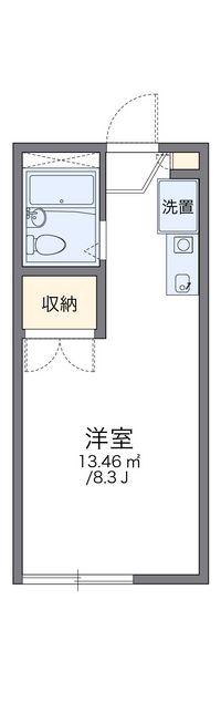 レオパレス法華寺 間取り図