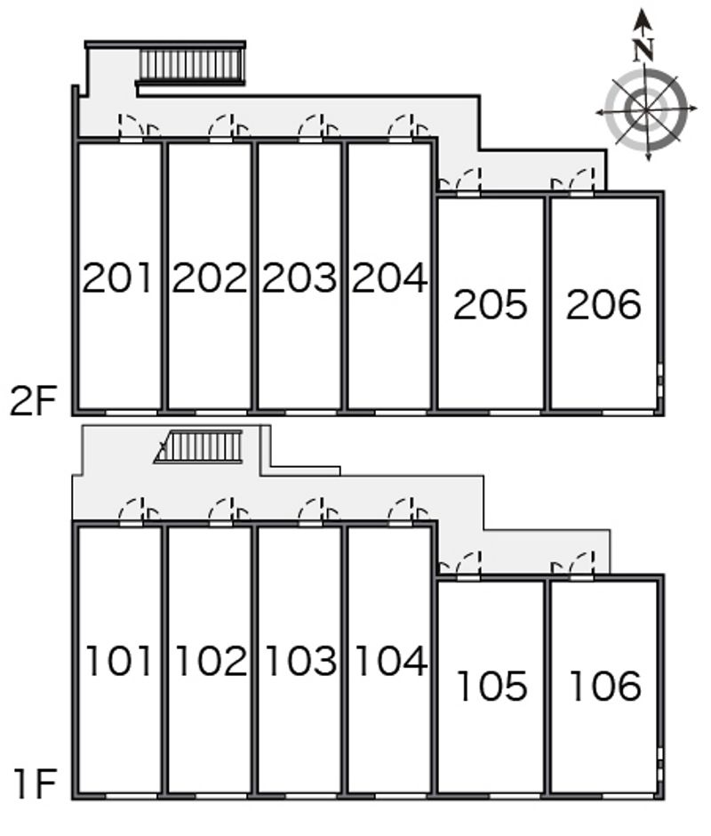 クレイノアビタシオンシグマ 間取配置図