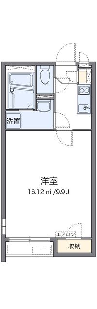 クレイノ和 間取り図