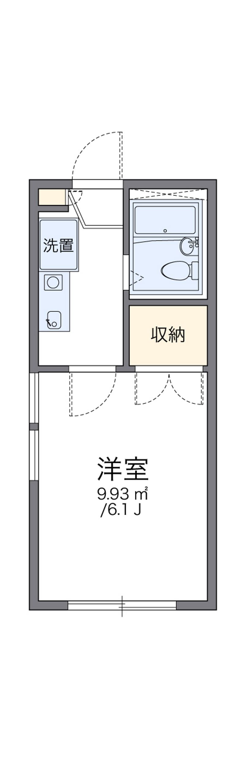 レオパレスビレッジ光が丘参番館 間取図