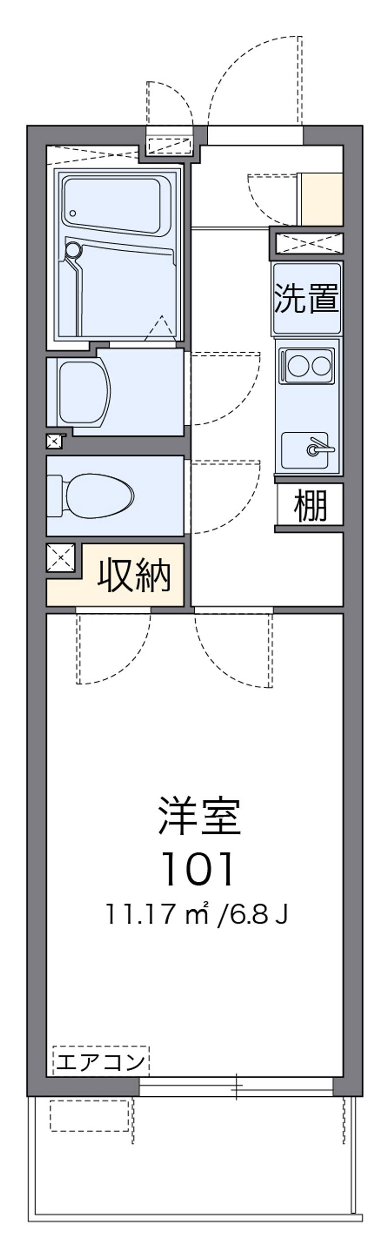 クレイノのぞみⅢ 間取図