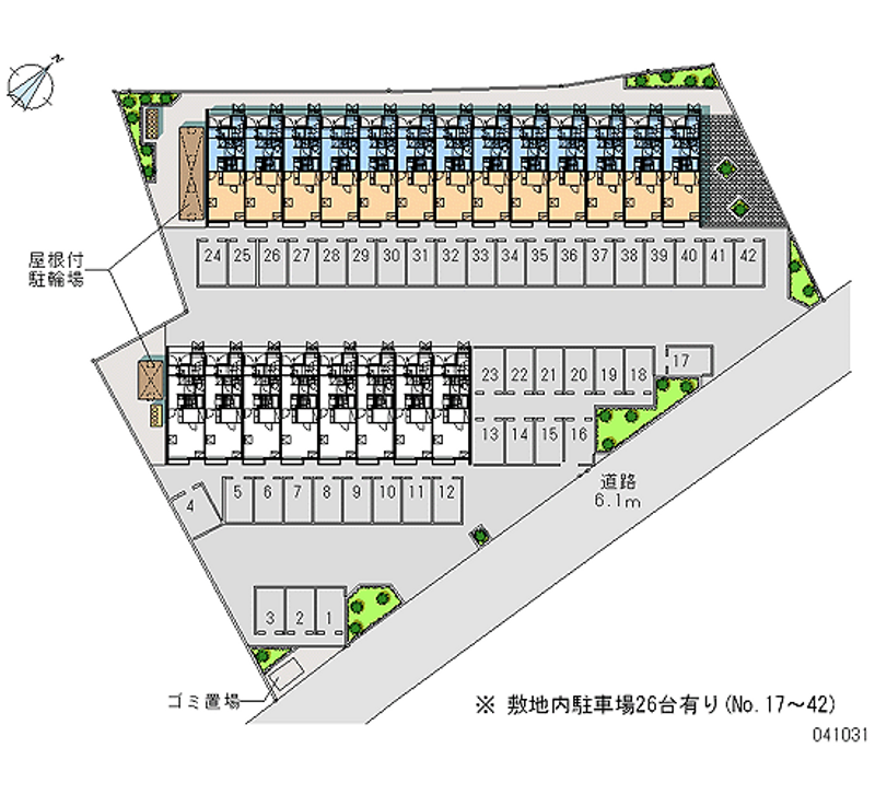 41031 Monthly parking lot