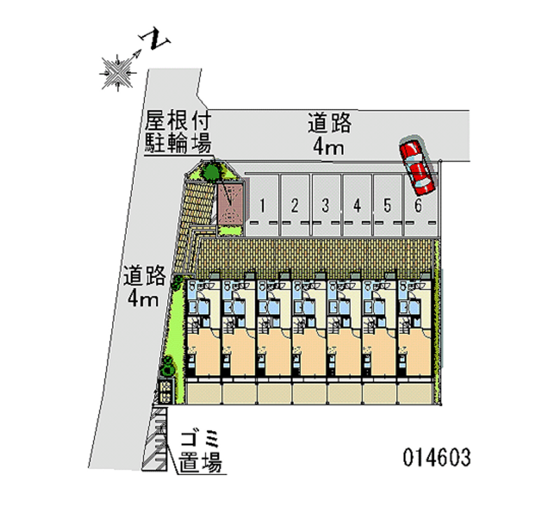 14603 Monthly parking lot