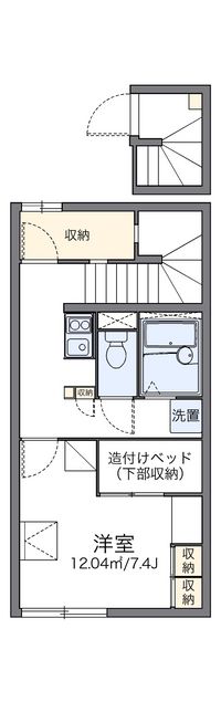 レオパレス橘 間取り図