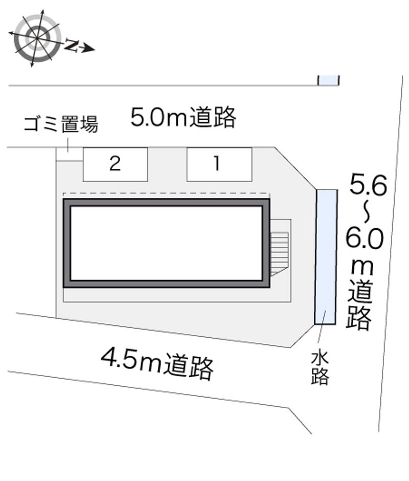 レオパレスＡＳＡＨＩ 配置図