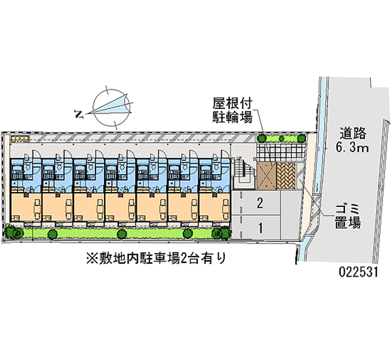 レオパレスＬＥＧＡＣＹ 区画図