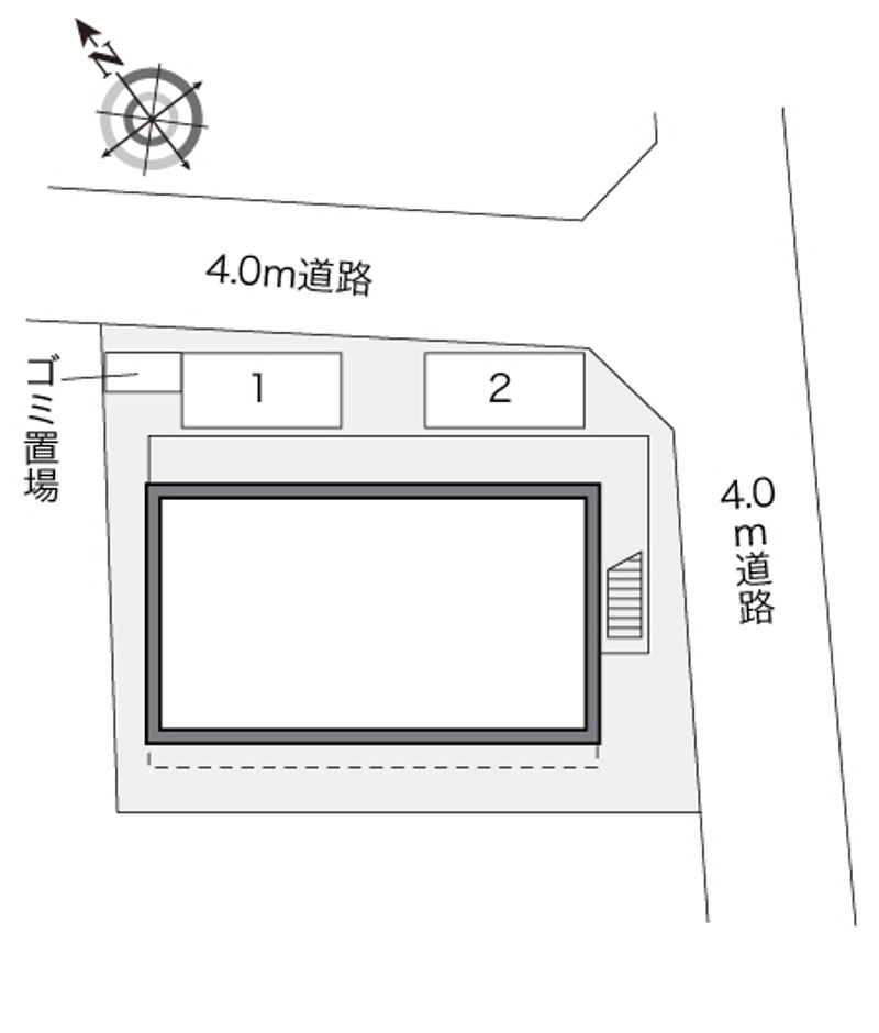 レオパレスセカンド 配置図