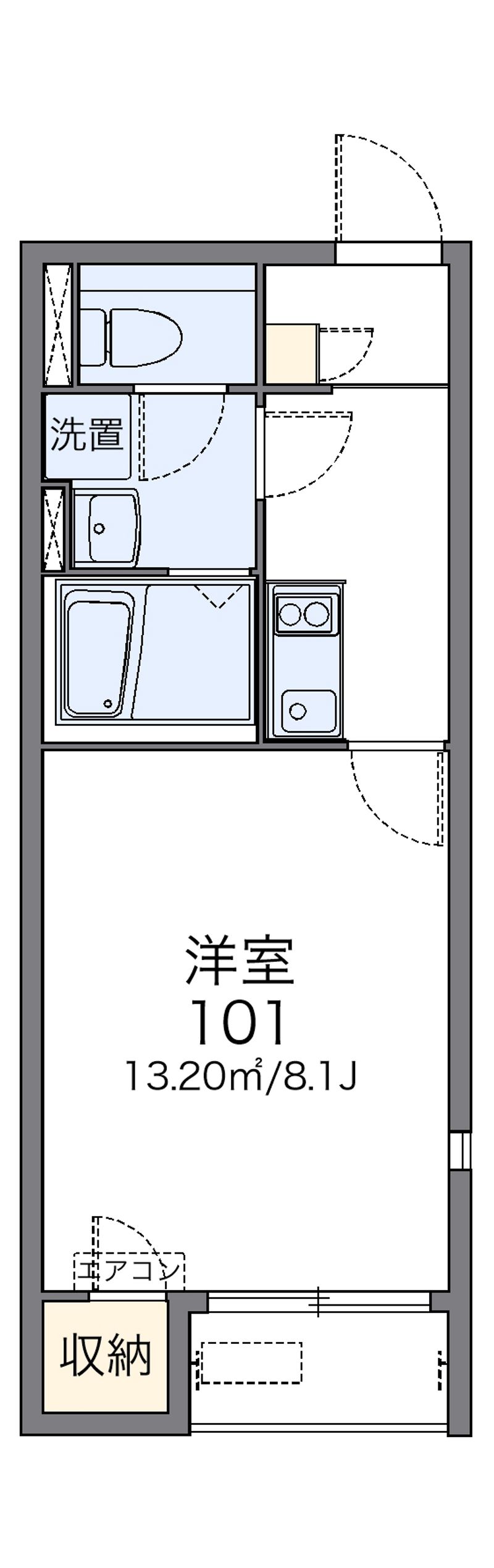 レオネクスト一枚沖 間取図