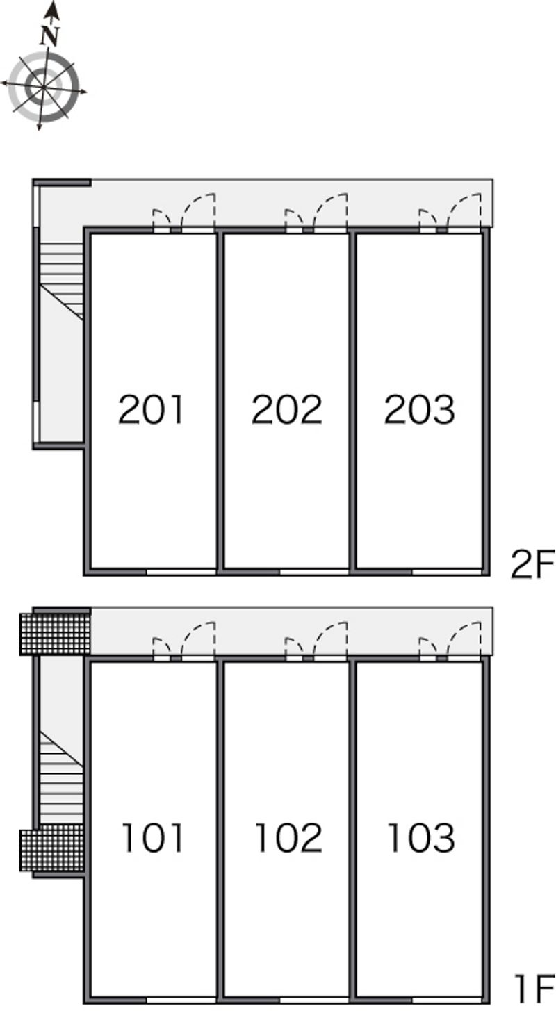 レオネクストあさひ 間取り配置図