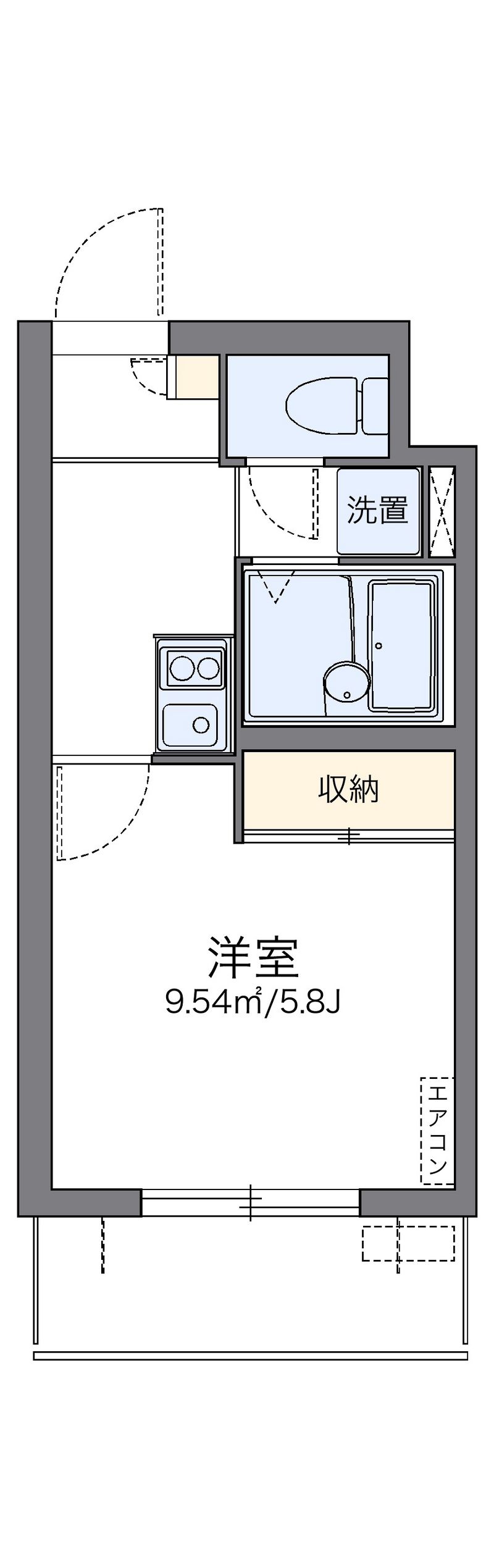 レオパレスオゥル 間取図