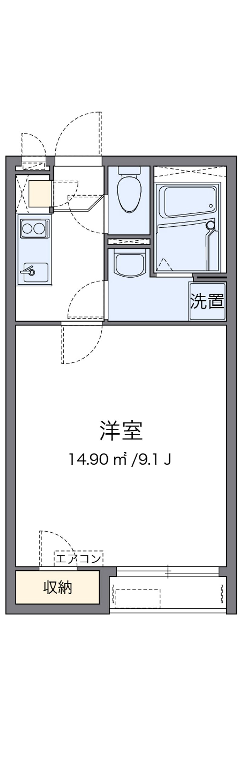 クレイノラリベラ 間取図
