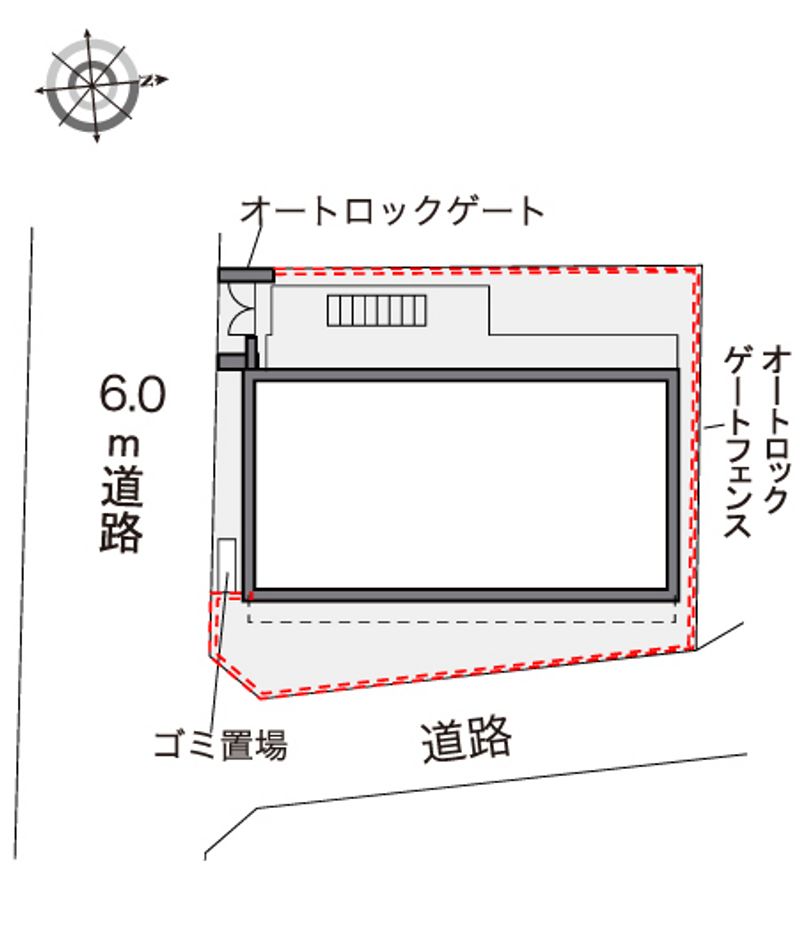 レオパレスプランドール八広 配置図