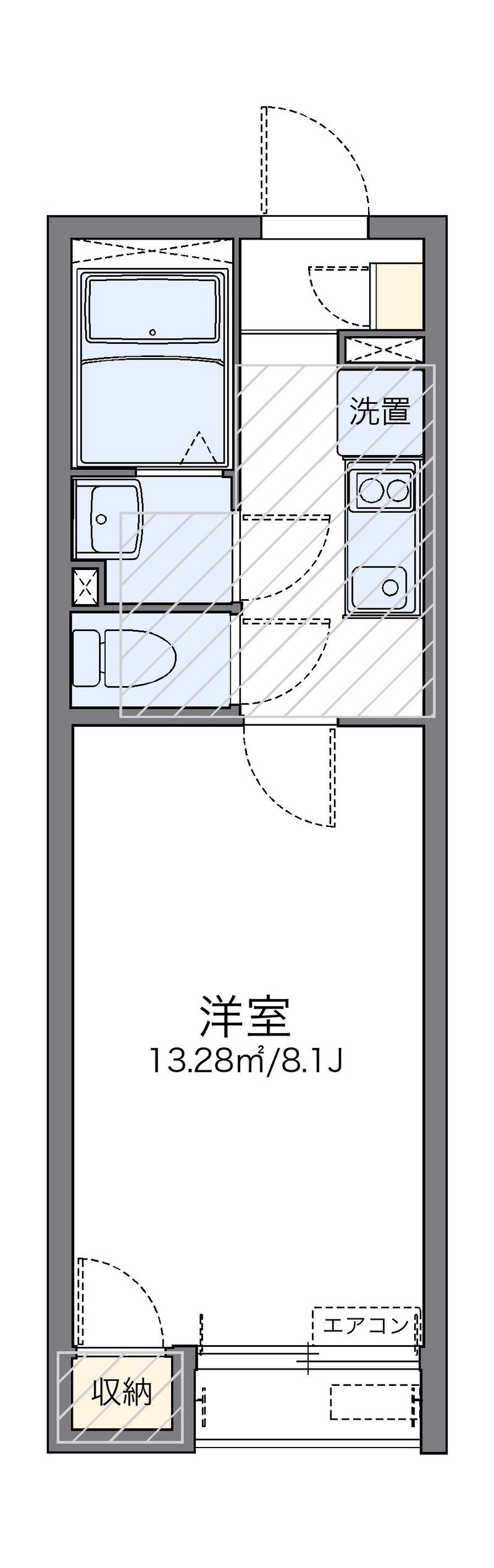レオネクストグランツ　ハイツ 間取図