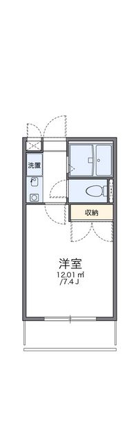 レオパレス永井Ⅱ 間取り図