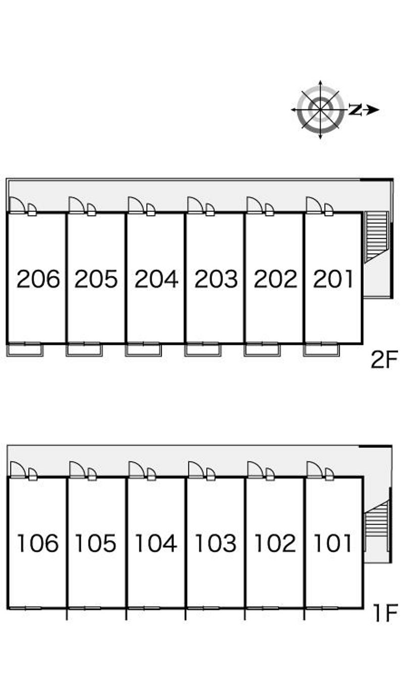 レオパレスサクセス 間取り配置図