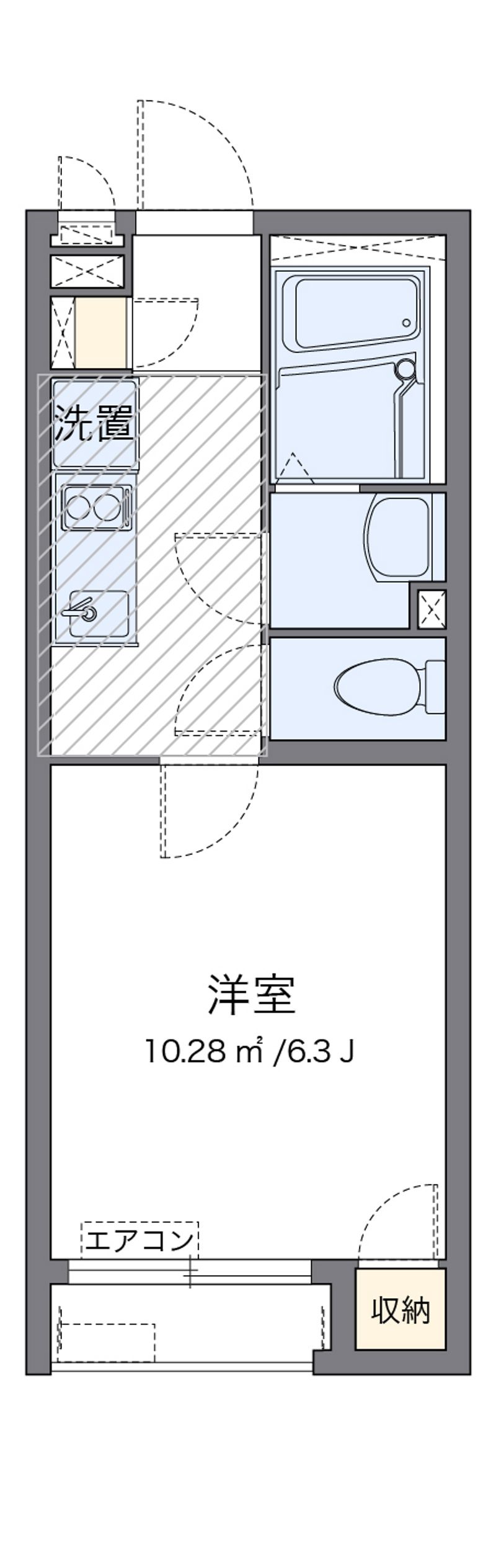 クレイノ湘南辻堂 間取図