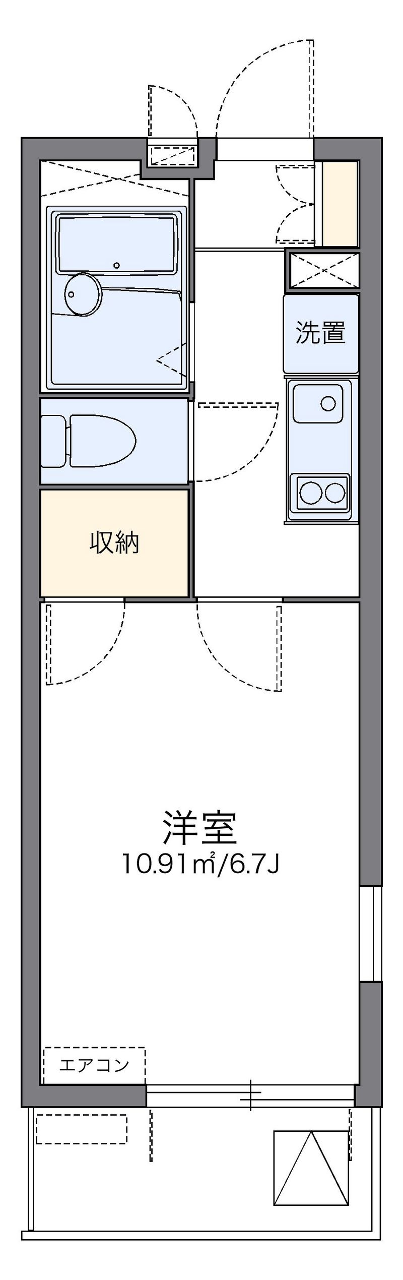 レオパレスシャルダン 間取り