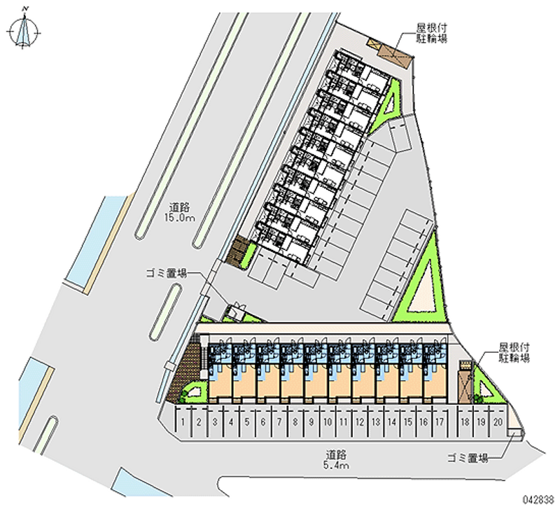 42838月租停車場