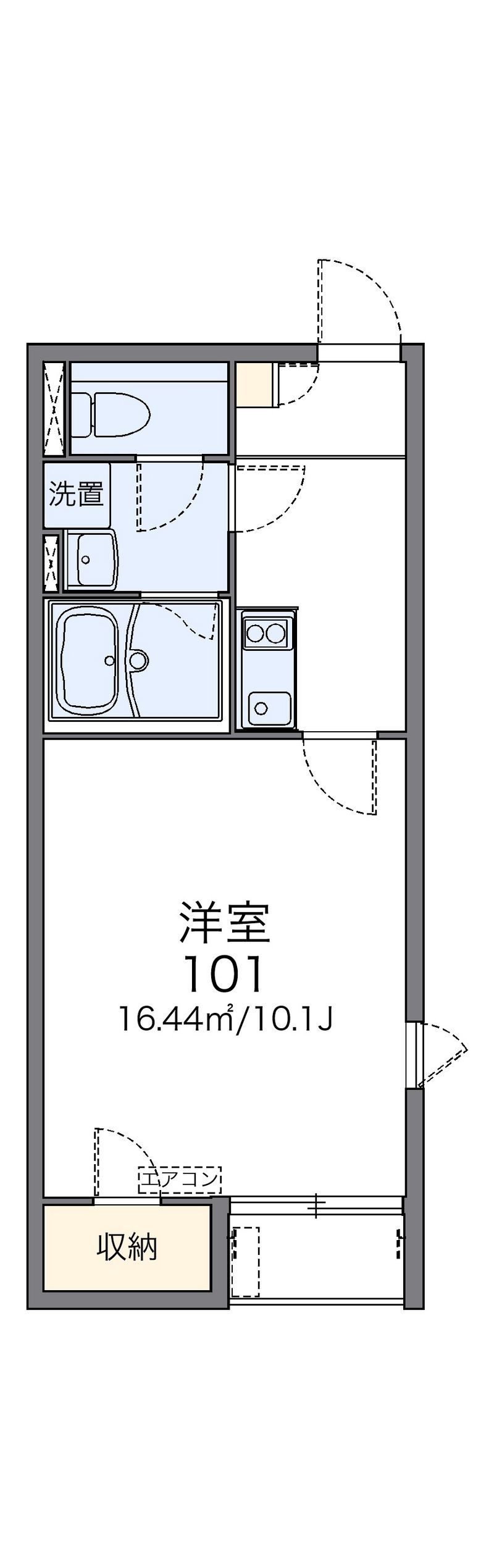 レオネクストクラージュ日進 間取図