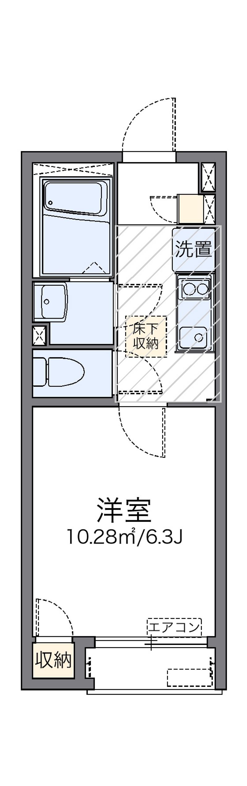 レオネクストフォンターナ 間取図
