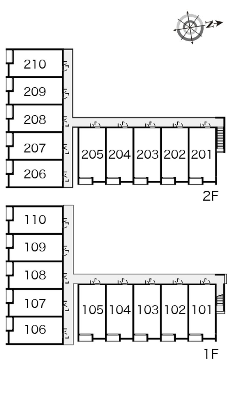 レオネクストベルジュ 間取配置図