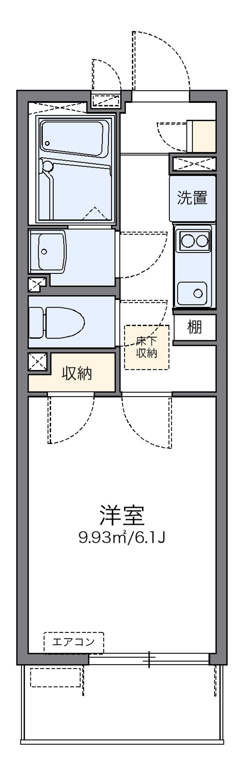レオネクストエステート旗の台 間取図
