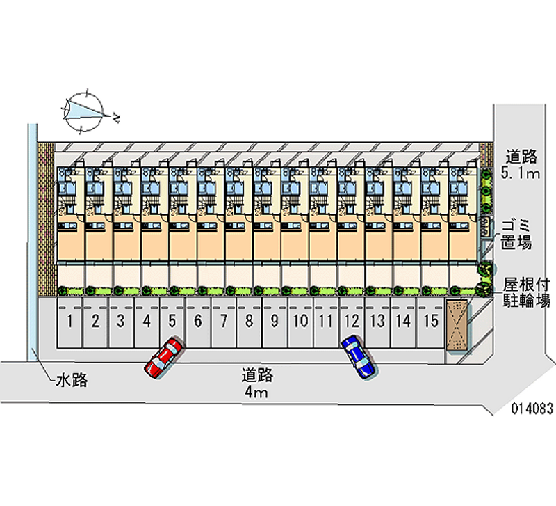 14083 Monthly parking lot