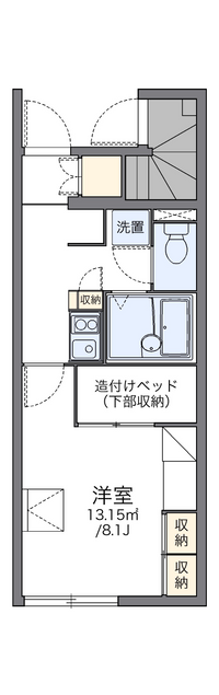 レオパレスグラン　シャリオⅠ 間取り図