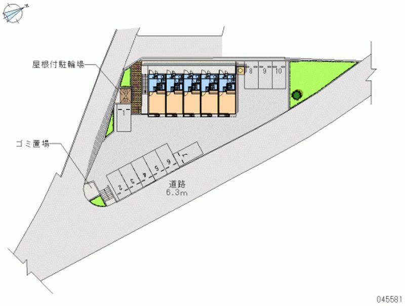 45581 Monthly parking lot