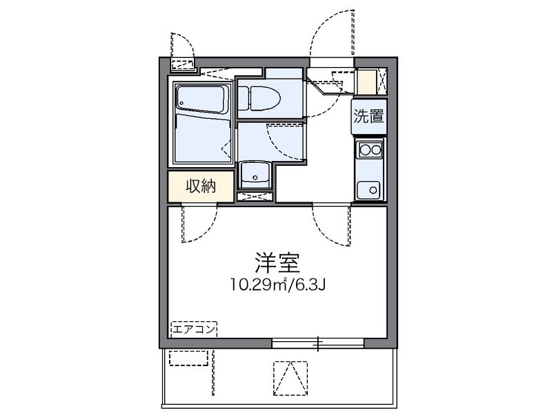 レオネクストＬａｇｏｏｎ 間取図