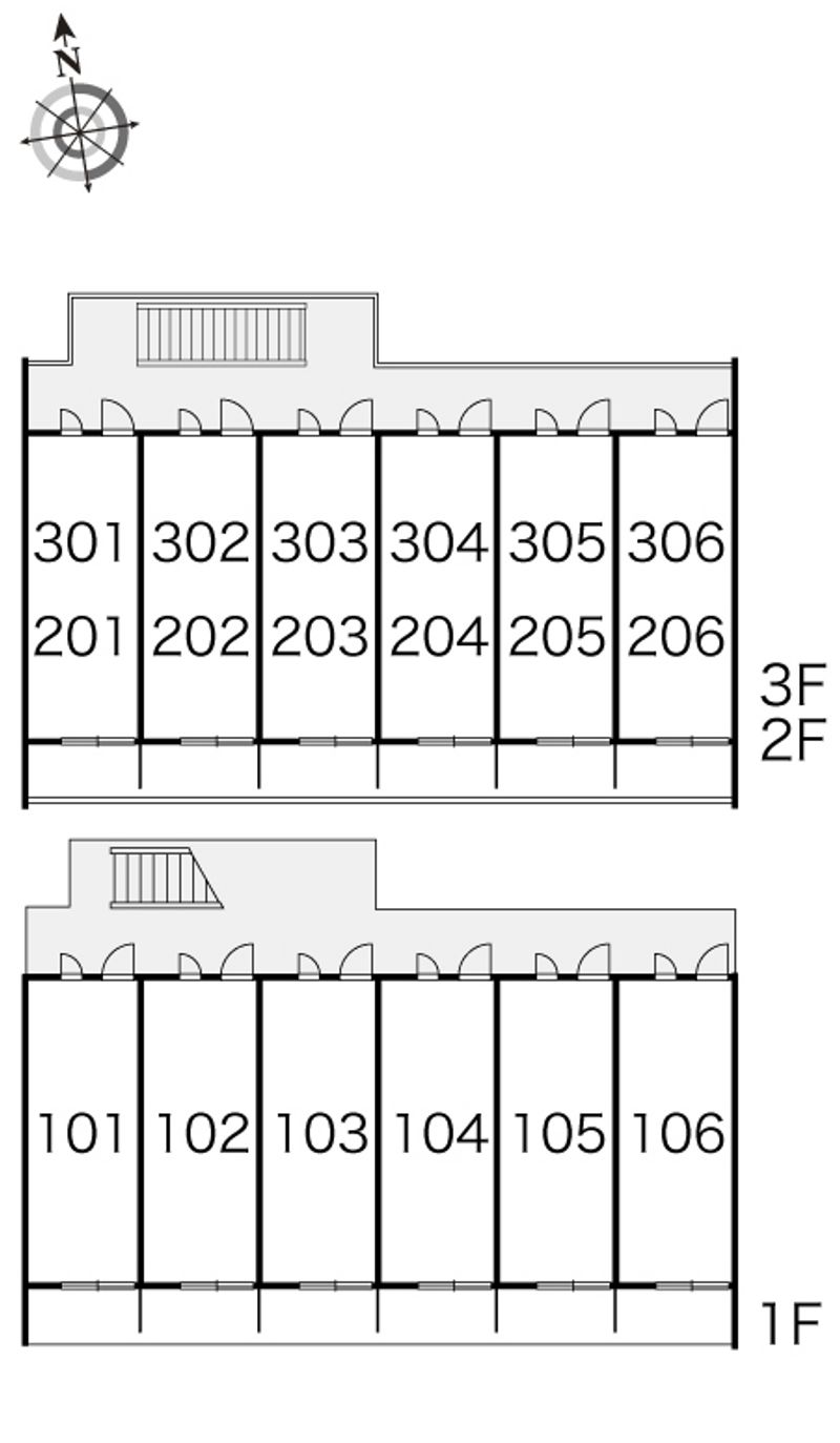 レオパレスＥＮＺＯ 間取配置図