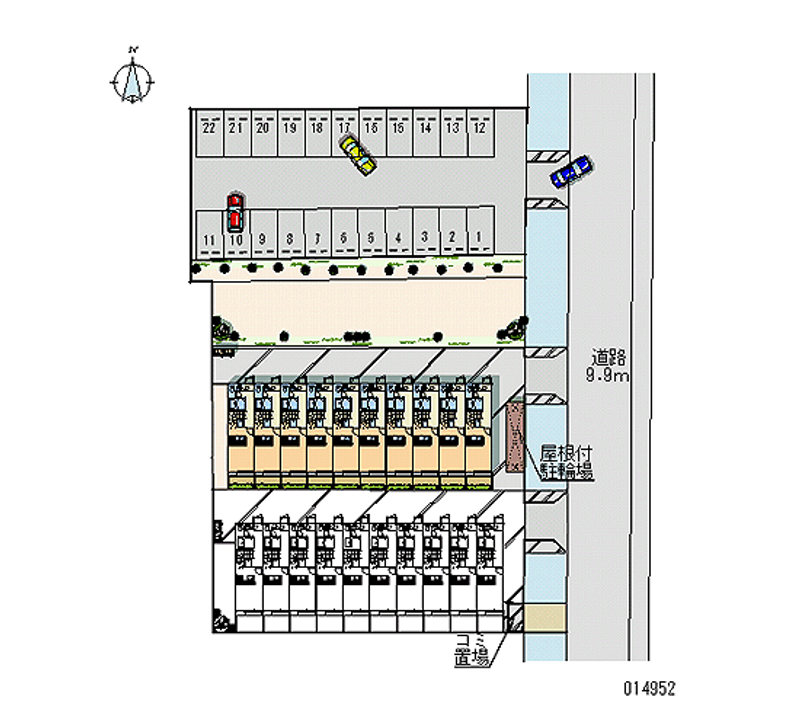 14952 Monthly parking lot