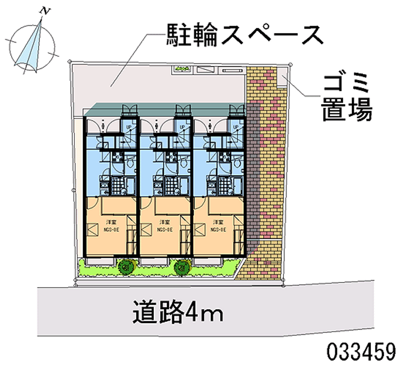 レオパレスラヴィー 区画図