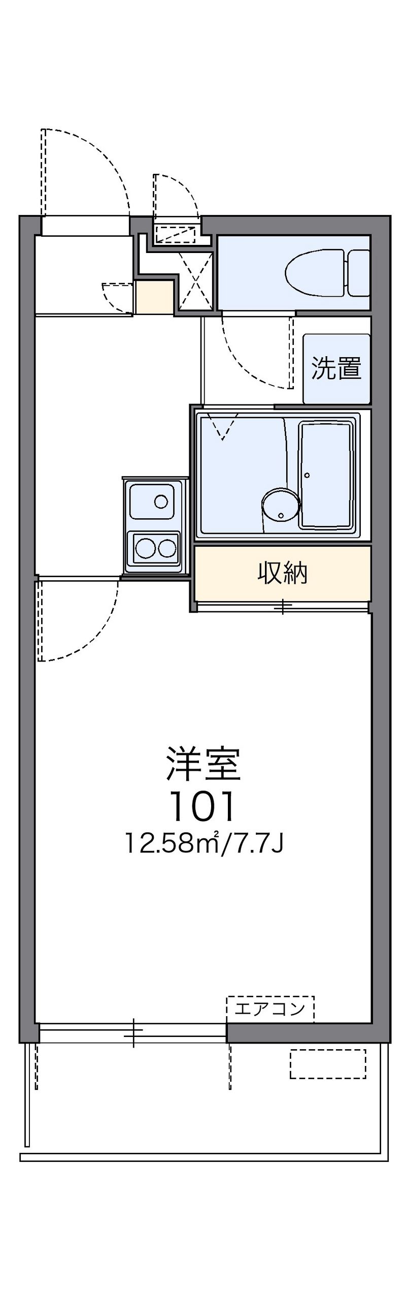 レオパレス御厨ＥＡＳＴ 間取図