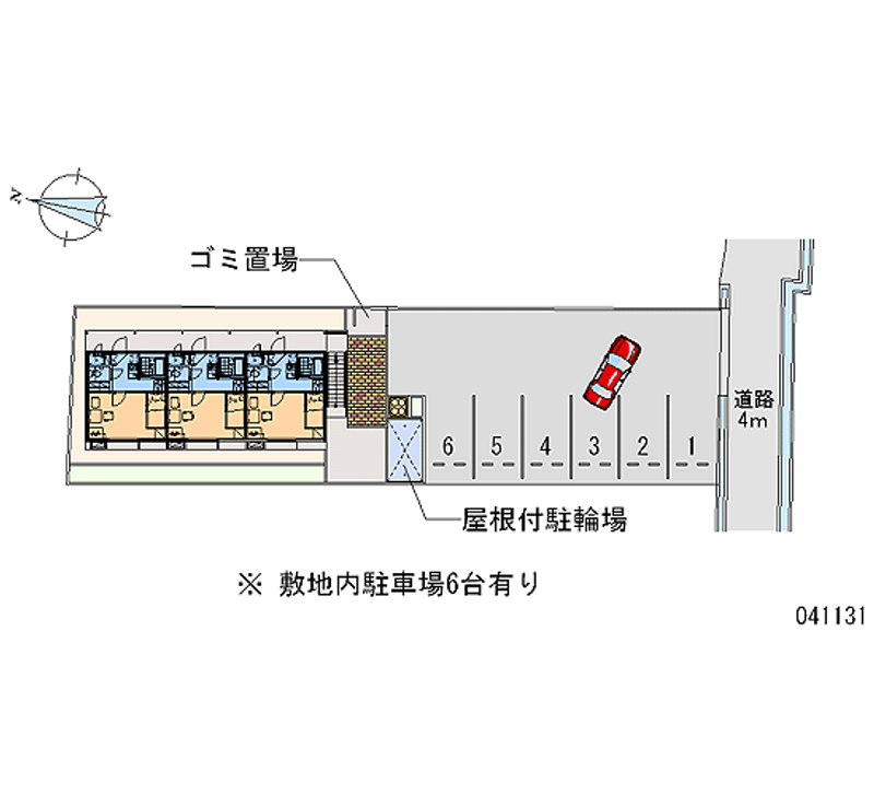 レオパレスジェーオー 月極駐車場