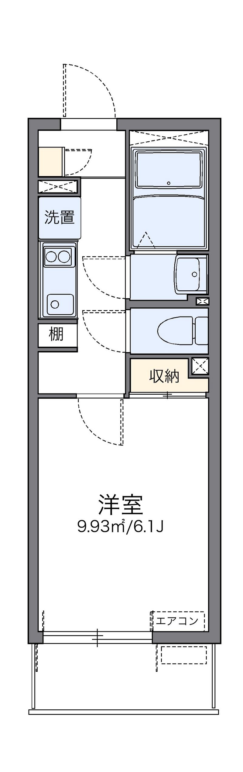 レオネクストＮＡＧＯＭＩ 間取図