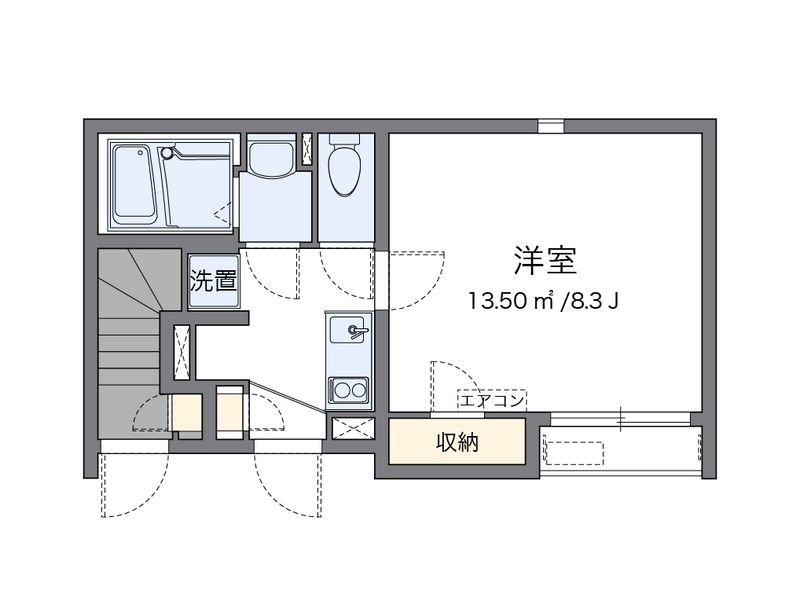 クレイノメロンヴィーブルⅡ 間取り