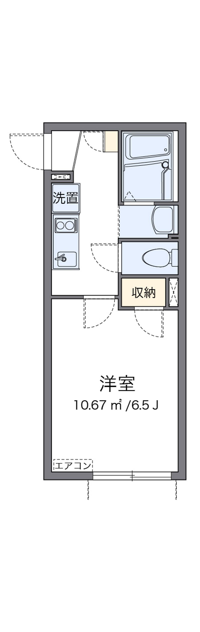 クレイノひまわり 間取図