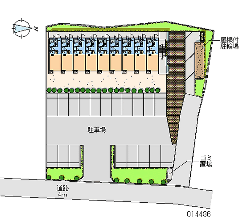 レオパレスヒロ 区画図