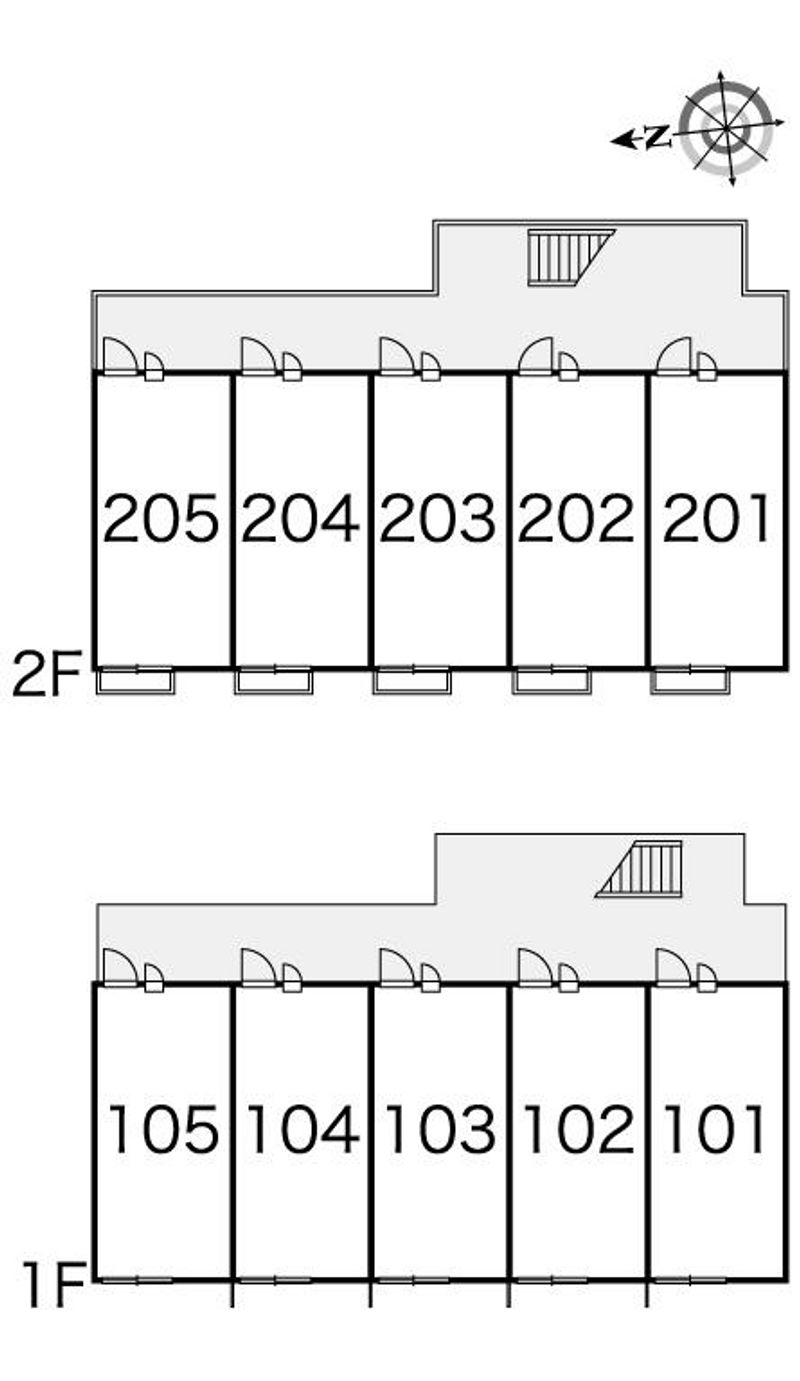 レオパレスソレーユ 間取り配置図