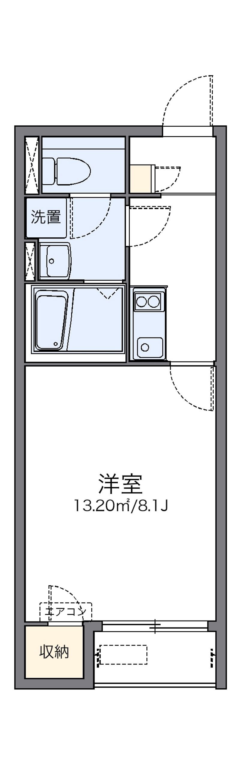 レオネクストレディアンス柳津 間取図