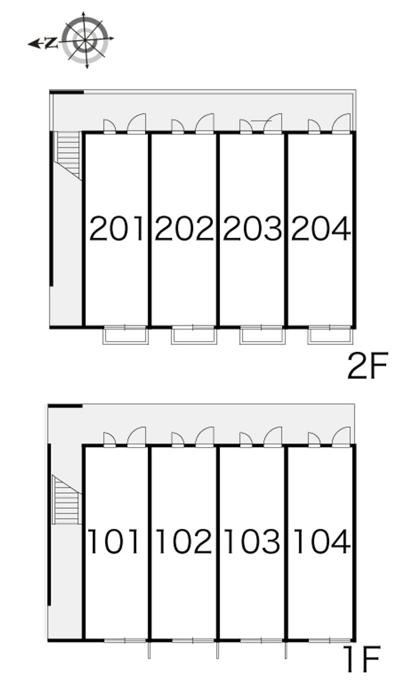 レオパレス菊 間取り配置図