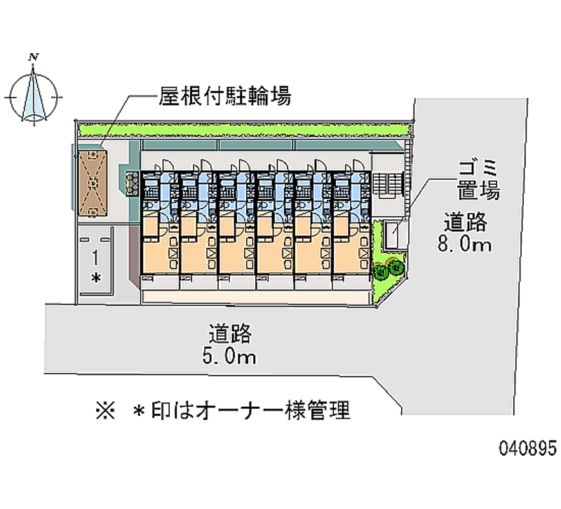 レオパレスクレードル 区画図
