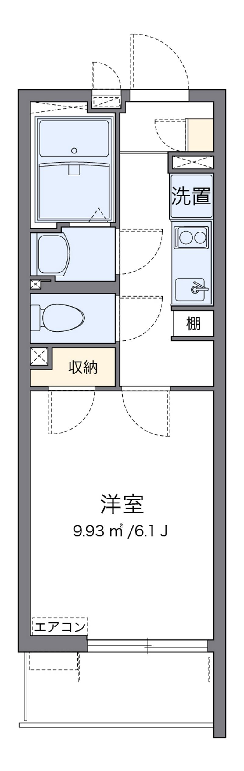 クレイノフラットメイト桜 間取り