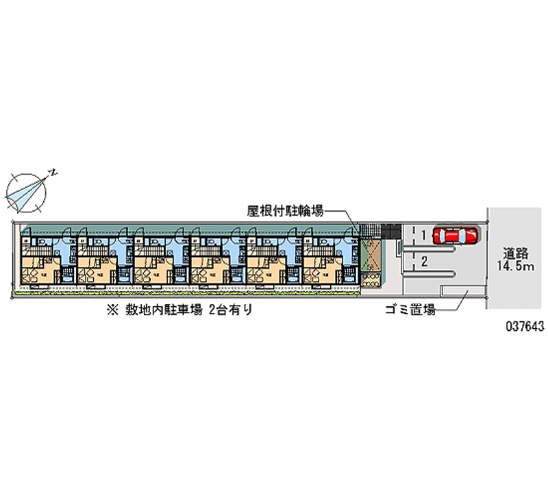 レオパレスいろは 月極駐車場