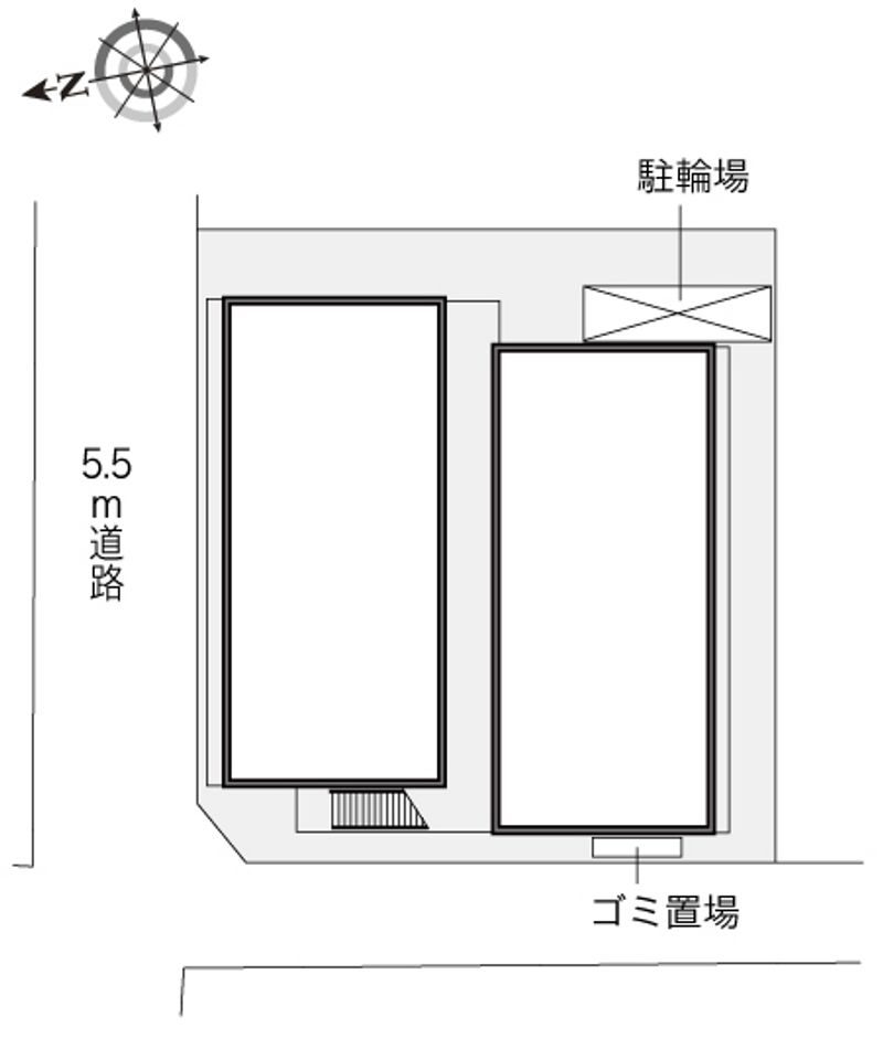 レオパレス阿倍野デュオ 配置図