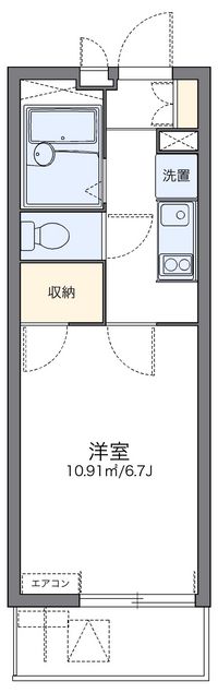 レオパレスエスト砂町 間取り図