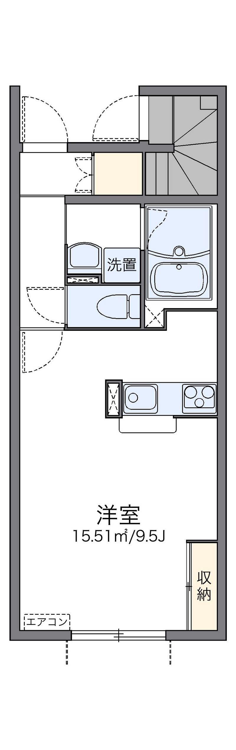 レオネクストブルースカイ琴塚 間取図