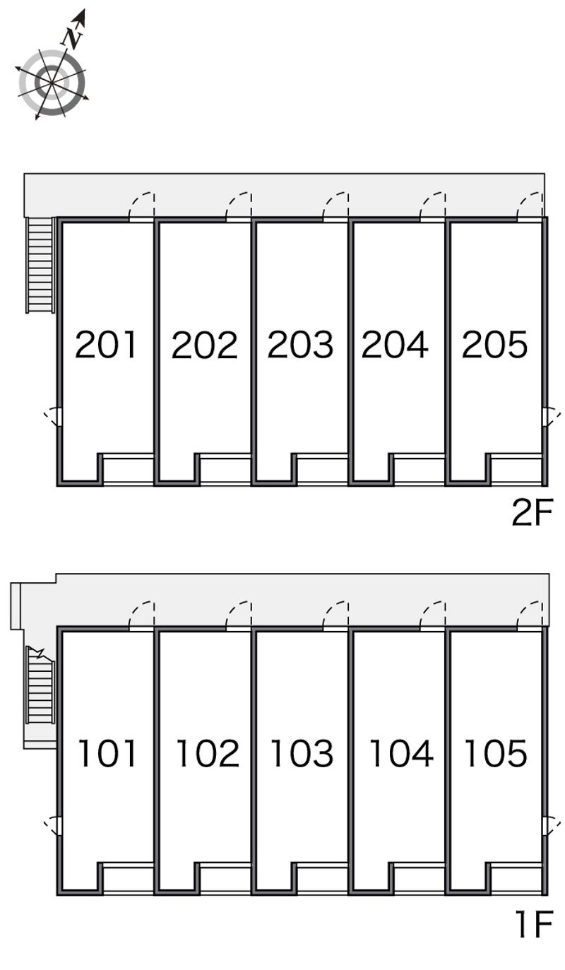 レオネクスト苅田 間取り配置図