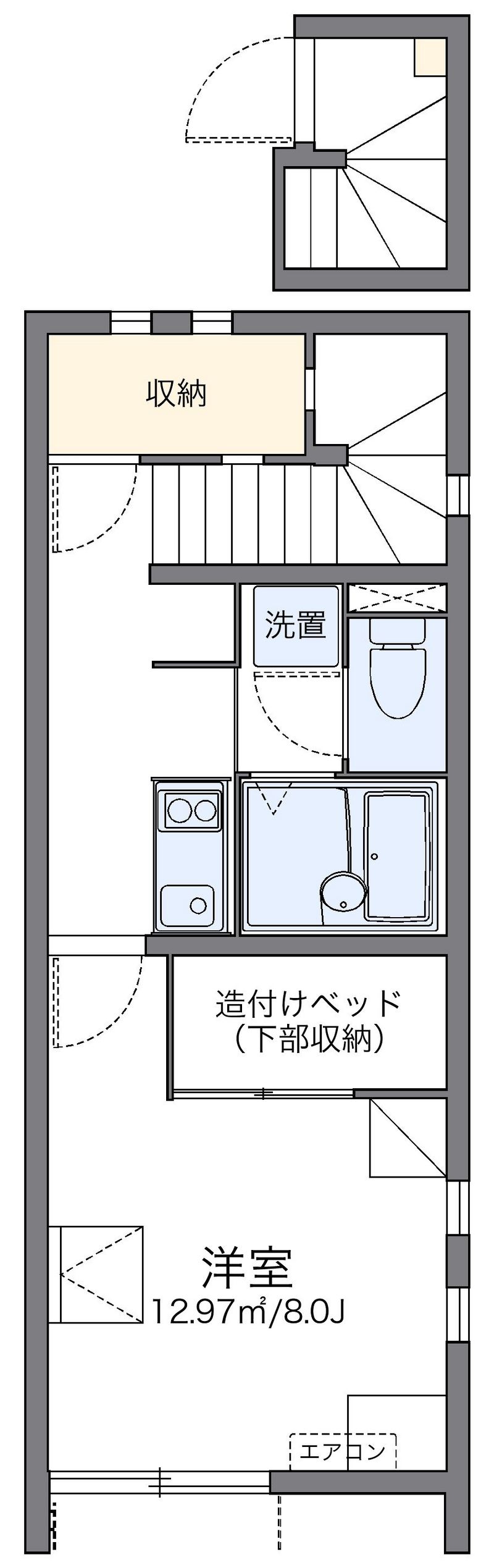 レオネクストグレイスコート大石 間取図
